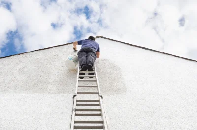 Peinture extérieure à la Fouillouse — façades et ravalement